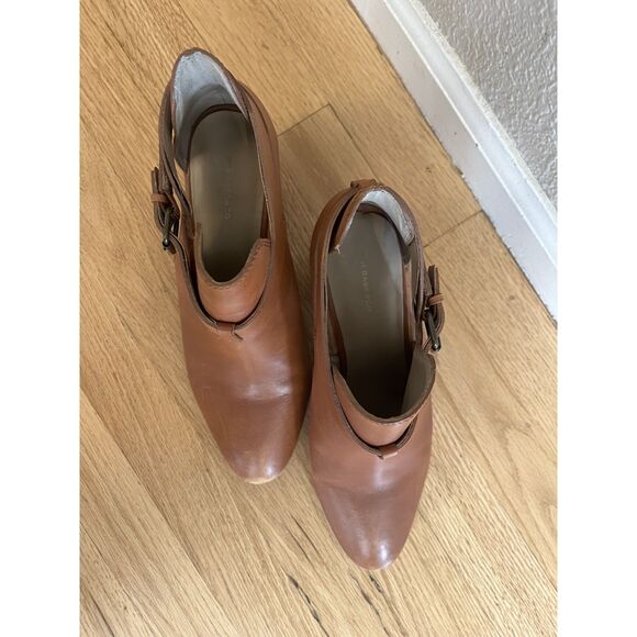 G.H. Bass & Co. Womens Brown Leather Sylvia Ankle Booties 9.5 - Picture 7 of 8